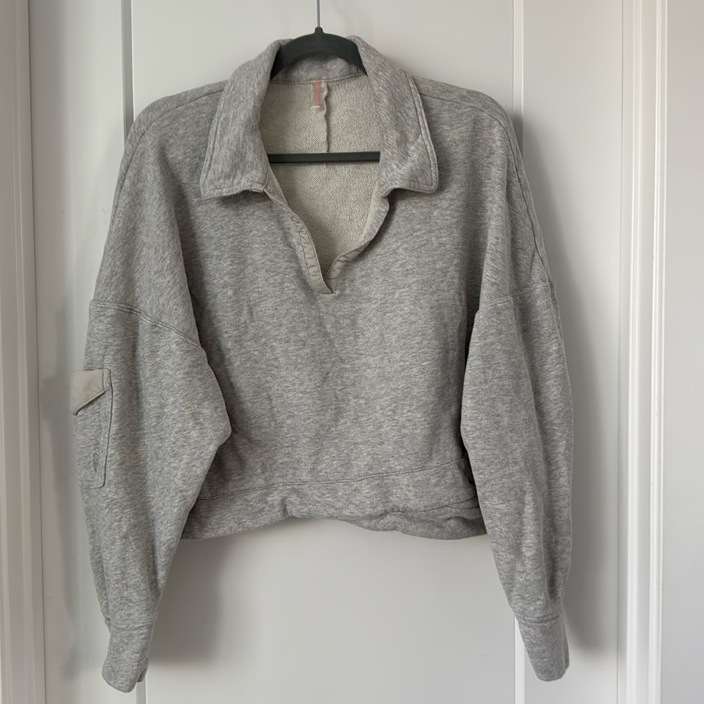 Free People Movement Collared Pullover